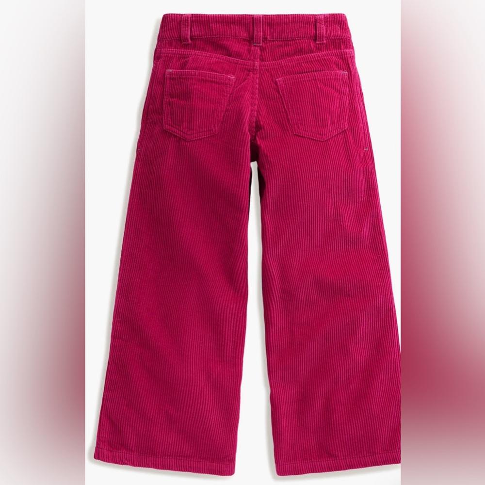 Mini Boden Vibrant Pink wide leg Corduroy Pants Size 4/5 years - Picture 4 of 8